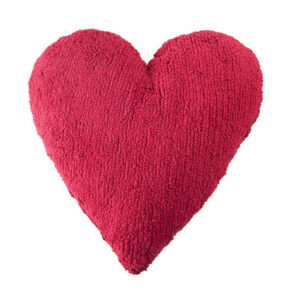Lorena Canals Cushions Heart Fuchsia Default Title